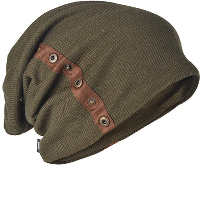 Herren-Slouchy-Mütze aus Baumwolle in Übergröße, B020