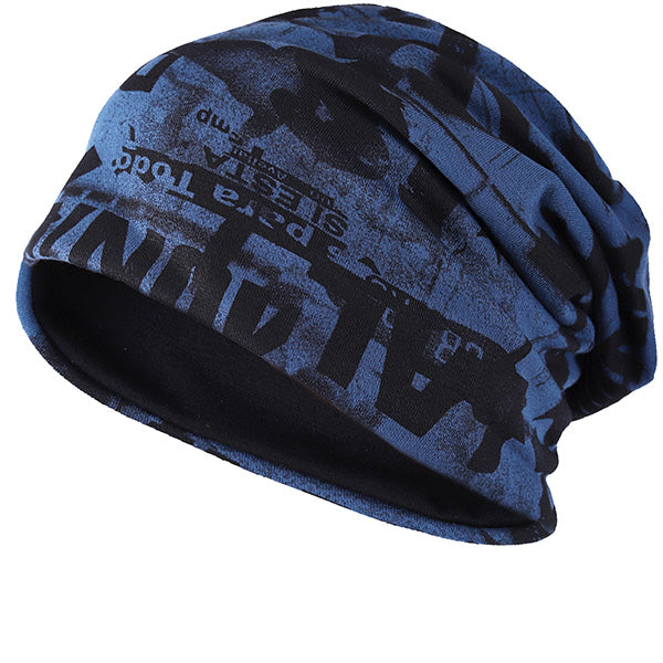 FORBUSITE Slouchy Beanie Hat blue