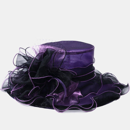 deep purple fashion hat forbusite 
