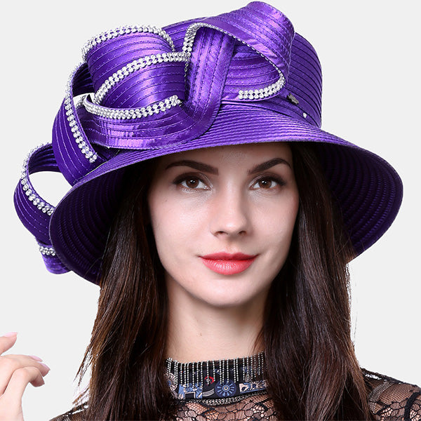 forbusite hats for church Purple
