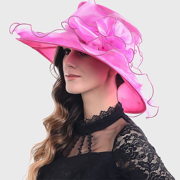 forbusite Rose fascinator hats for women