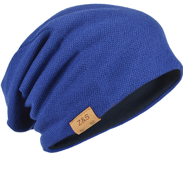 FORBUSITE Slouchy Beanie Royal blue
