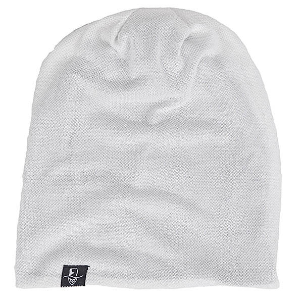 forbusite slouchy beanie hat white