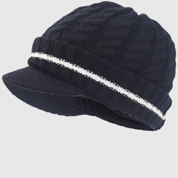 forbusite knit visor hat