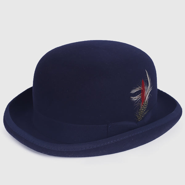 Men Wool Felt Bowler Hat B5060