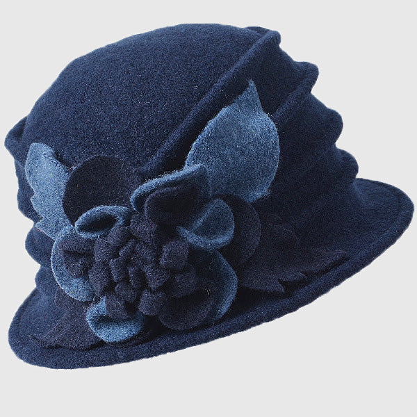 blue winter hat women 
