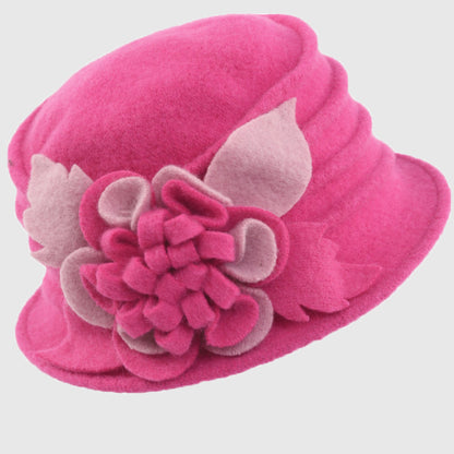 forbusite Women Wool Cloche Hat