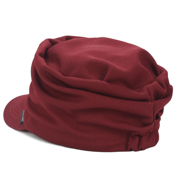 Women Cabbie Newsboy Hat Burgundy Red Cap