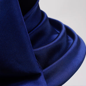 forbusite Classic Felt Hat women Fashion royal blue