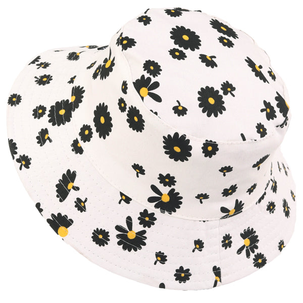 Cotton bucket cap for men and women - White Bucket Hat