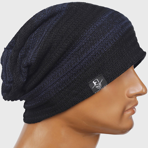 forbusite Dark blue and Black beanie