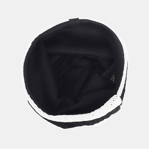 FORBUSITE Women Knit Striped Beanie 