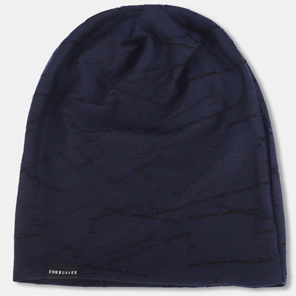 FORBUSITE slouch beanie for men NAVY BLUE