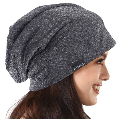FORBUSITE women Beanie Hat black