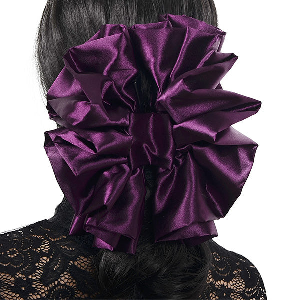 forbusite Satin Fabric Flower Hair Clip 