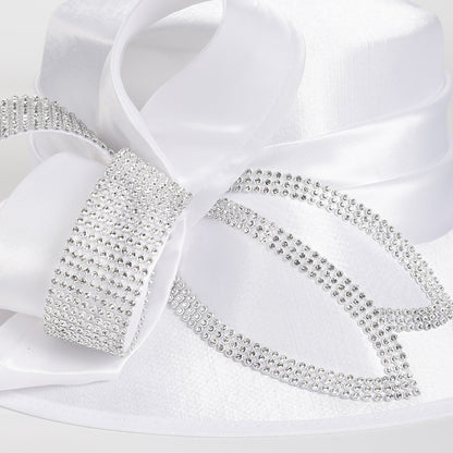 white dress hat