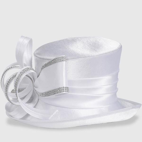 white kentucky derby hat