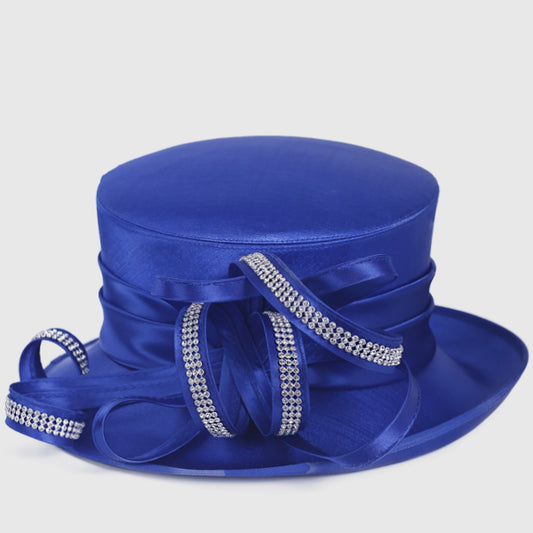 royal blue church hat