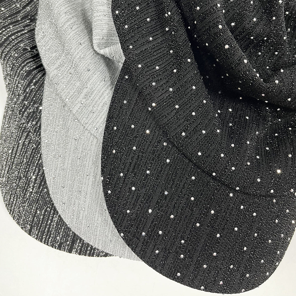 Satin Beanie with Visor