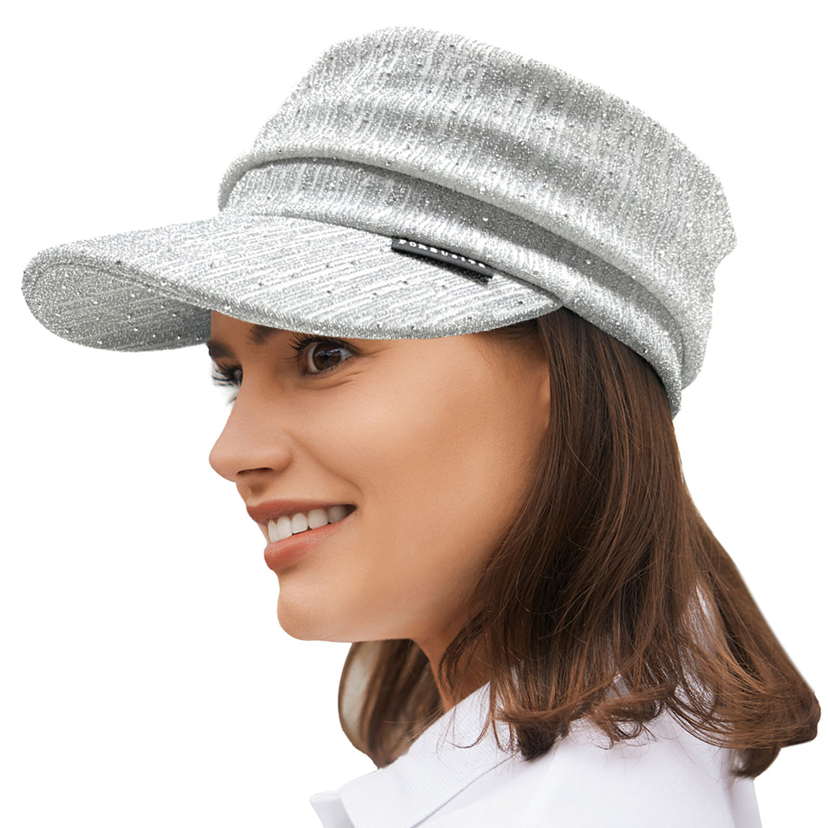 forbusite Satin lined newsboy cap for women