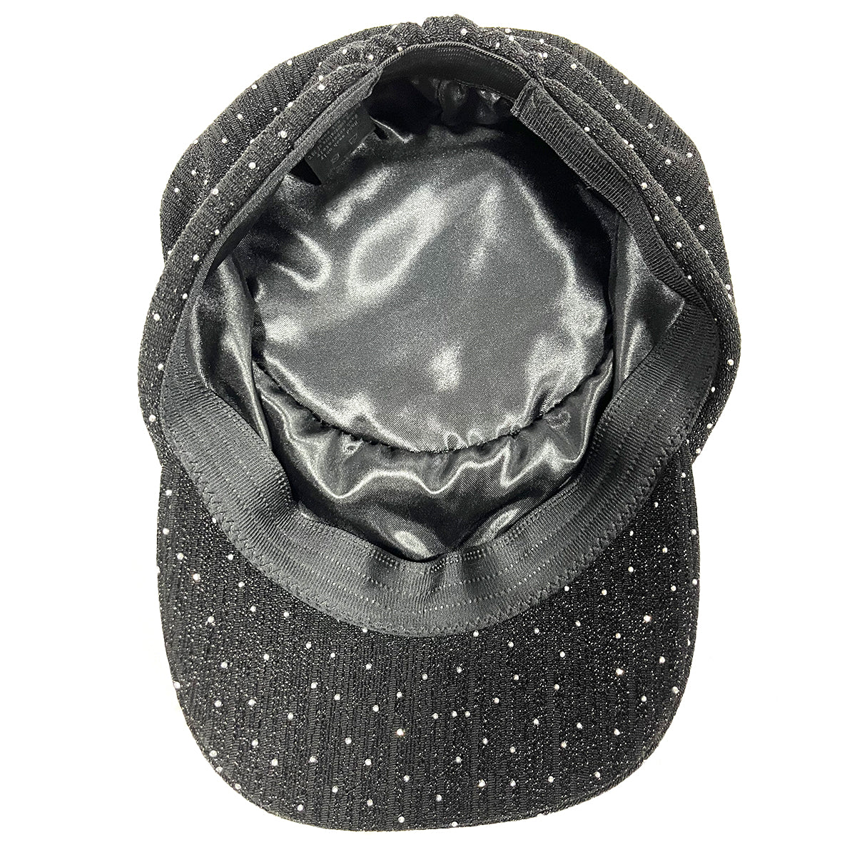 Satin lined newsboy cap for women