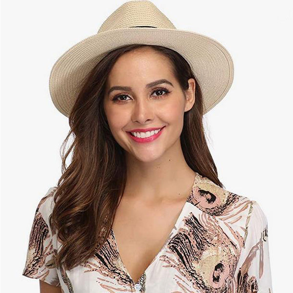 forbusite Straw Fedora Hat