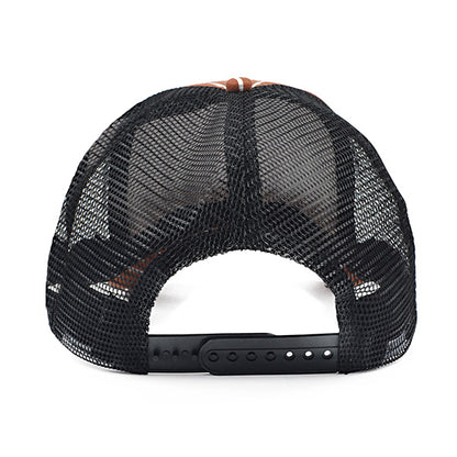 forbusite Striped Mesh Trucker Hat 
