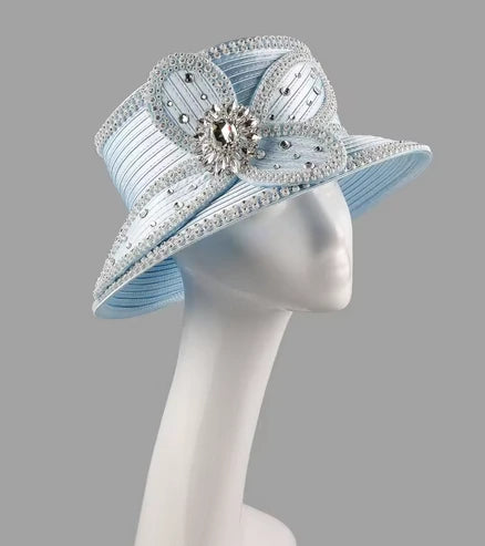 forbusite-sky-blue-church-hat-floral-rhinestone-elegant