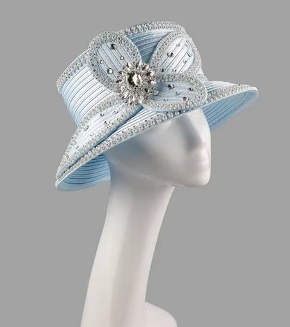 forbusite-sky-blue-church-hat-floral-rhinestone-elegant