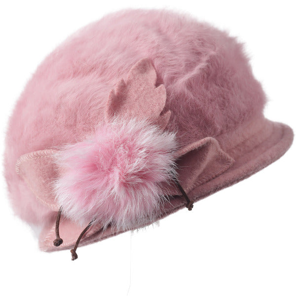 forbusite Women Felt Wool Beret Bucket Hats 