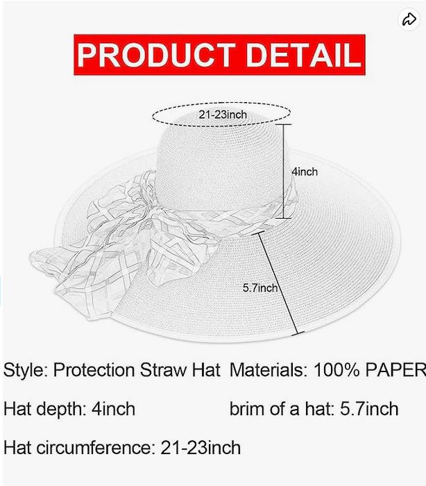 Women Straw Beach Hat
