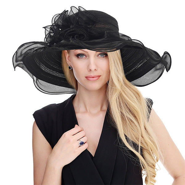 Kentucky Derby Hat Women Church Hat for Wedding Tea Party  display picture 1