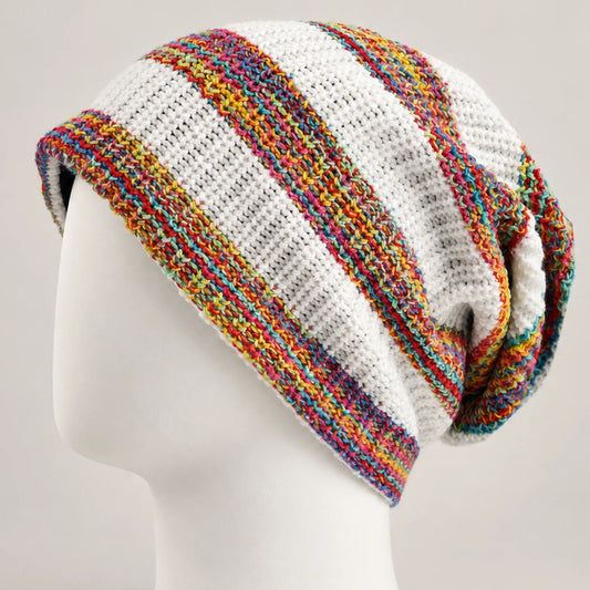 Slouchy Knit Beanie Hat B09w