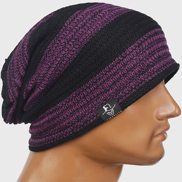 forbusite beanie Purple and Black