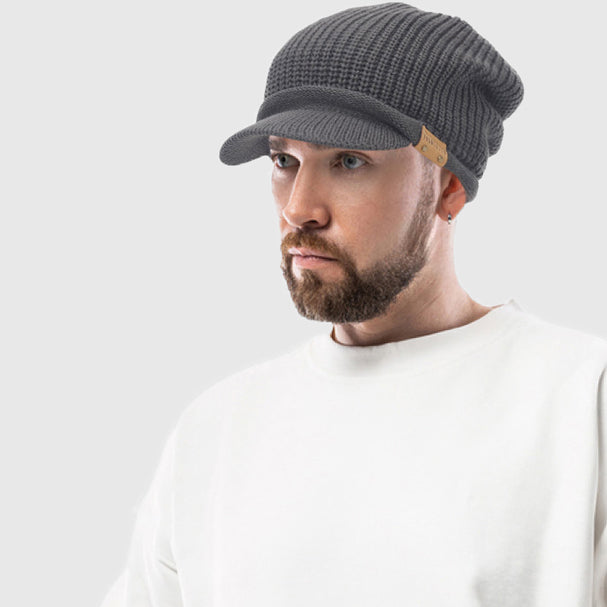 beanie with visor 