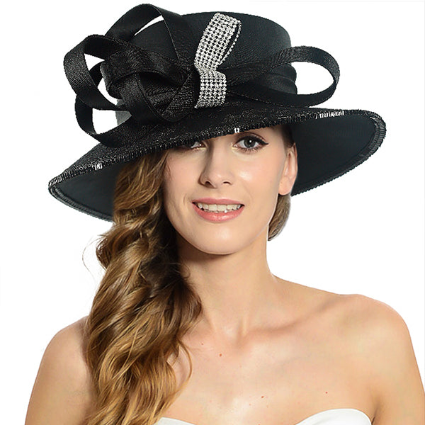 black dress hat