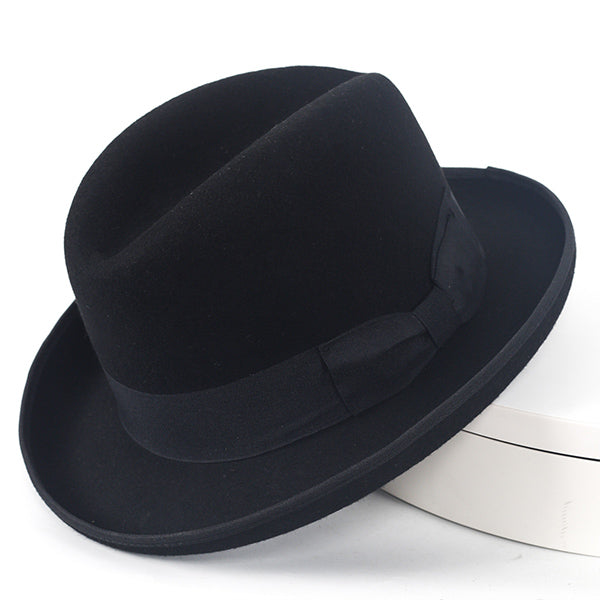 black homburg hat​