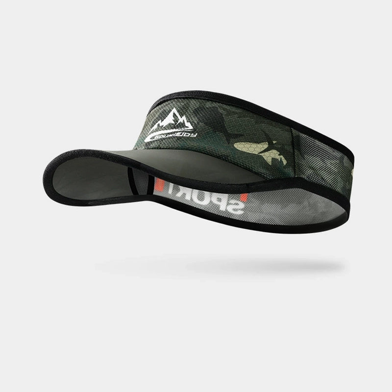 Breathable sun visor hat for men and women, perfect for outdoor activities and UV protection.