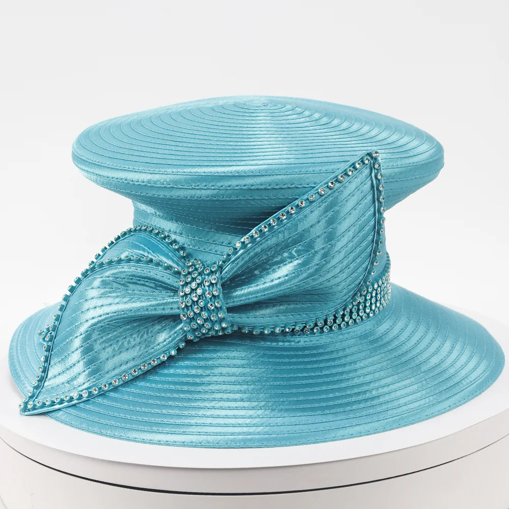 teal church hat