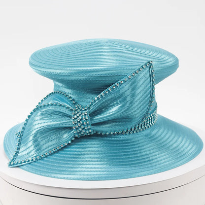 teal church hat