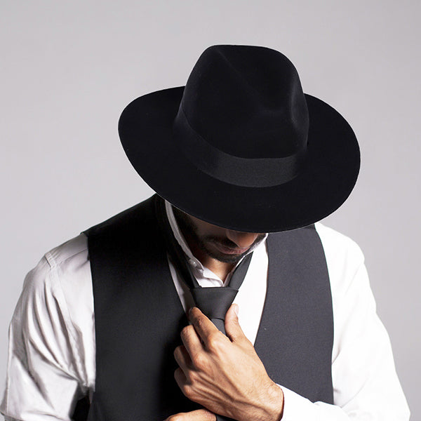 FORBUSITE Felt Wool Fedora Wide Brim Hat for Men & Women – forbusitehats