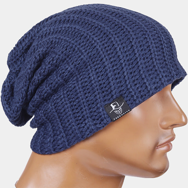forbusite Men Knit Slouchy Beanie 