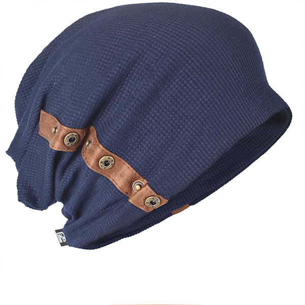 Herren-Slouchy-Mütze aus Baumwolle in Übergröße, B020