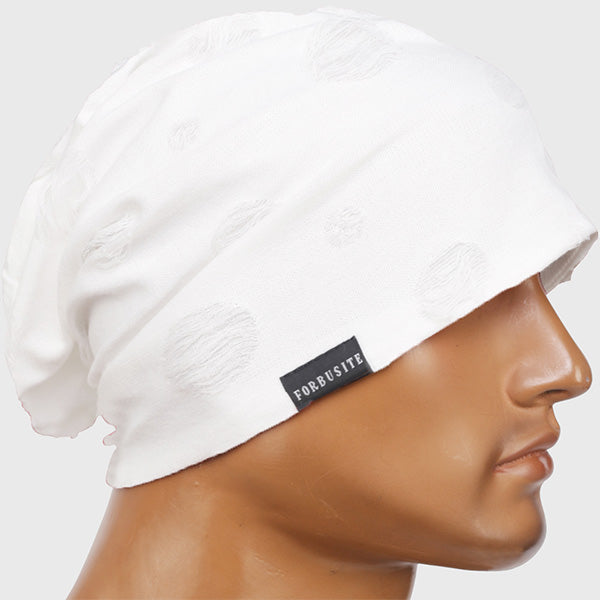 forbusite Slouchy Beanie white