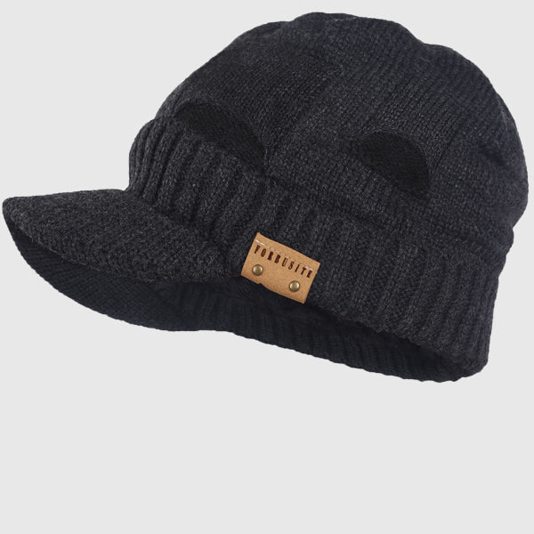 forbusite beanie with visor mens 