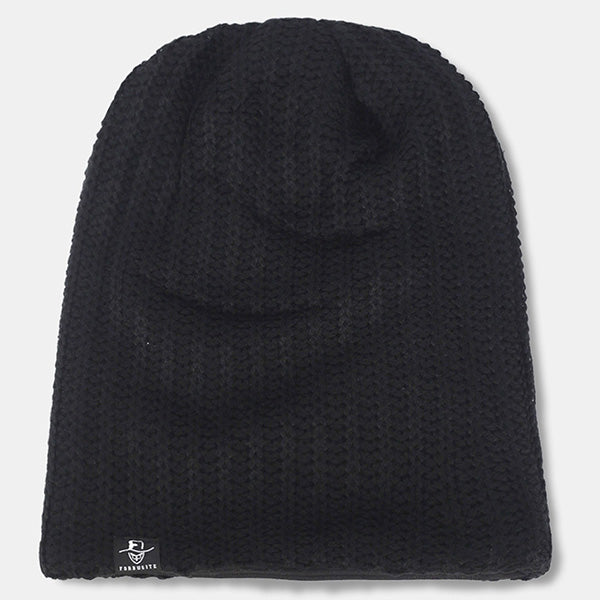 forbusite black beanie for men
