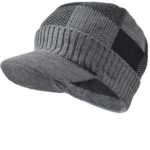 forbusite knit beanie with visor winter