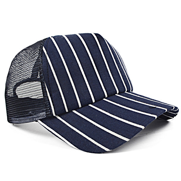 forbusite Striped Mesh Trucker Hat 