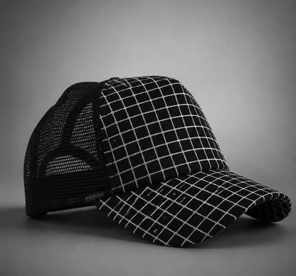 Mesh back detail breathable structured trucker cap
