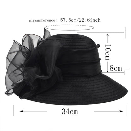 Lady Church Dress Cloche Hat S051